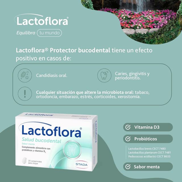 Thumbnail 3 de Lactoflora Bucodental protege la salud bucodental