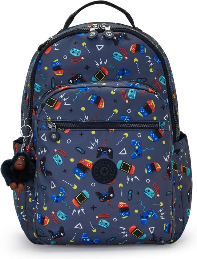 Thumbnail 6 de Kipling Seoul Mochila grande Signature Emb, negro