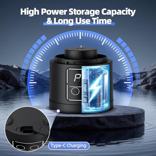 Thumbnail 1 de RUIHANDA Electric Protein Shaker Bottle 700ml (BPA-free) with USB-C Rechargeable Mixer