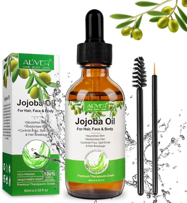 Imagen de CCKULOOB Olio di jojoba biologico 60 ml per pelle e capelli en OfertitasTOP