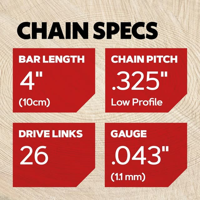 Detalle 2 de Oregon SpeedCut Nano catena 26 maglie passo .325" calibro 1,1 mm ⛏