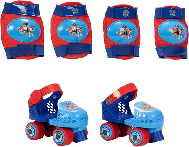Detalle de Paw Patrol Junior Skates with Adjustable Sizing and Knee/Elbow Pads (Youth 12–2.5)