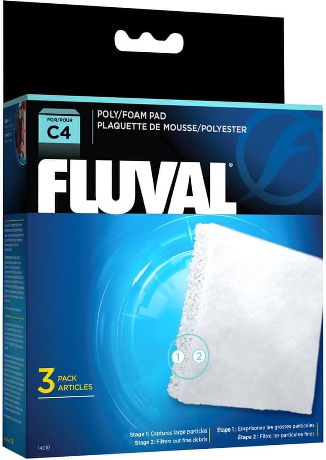 Detalle de Fluval C3 Schaumstoff/Polypatrone (3er Pack) für die mechanische Filterung