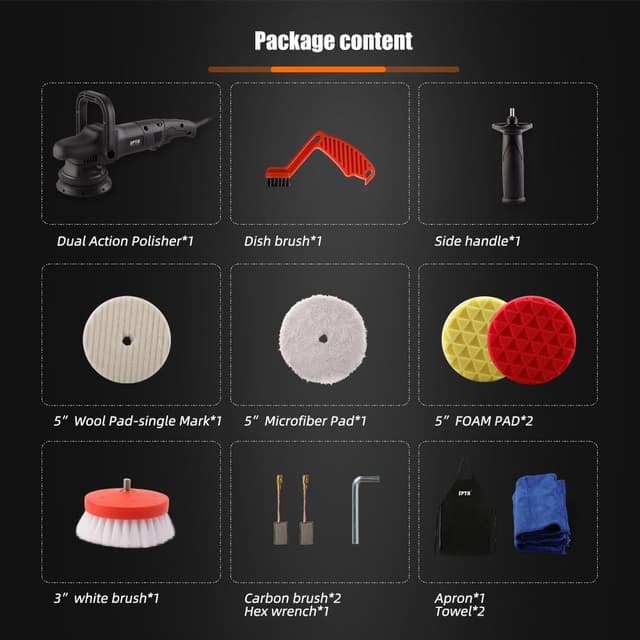 Detalle 2 de SPTA DAPSET-EU lucidatrice rotorbitale 125/150 mm