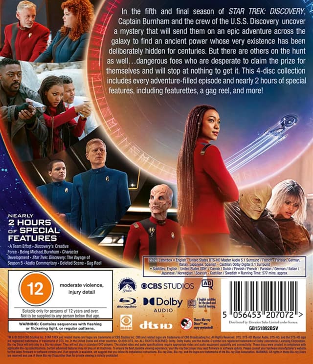 Detalle de Star Trek: Discovery Season Five DVD