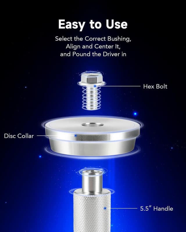 Thumbnail 6 de Orion Motor Tech Bearing Press Kit (10-Piece) with Bearing Adapters and Seal Driver