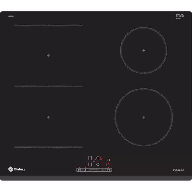 Detalle de Balay 3EB963FR Placa inducción 60 cm negra