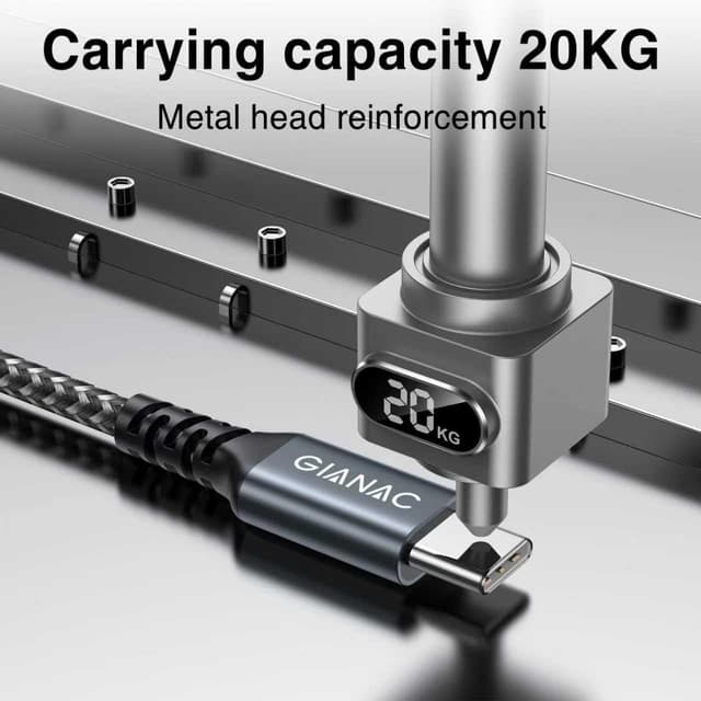 Thumbnail 2 de GIANAC 100W USB C Kabel 5M PD 3.0