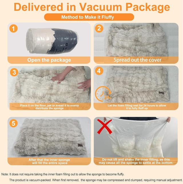 Detalle de XXL Calming Dog Bed 12 cm