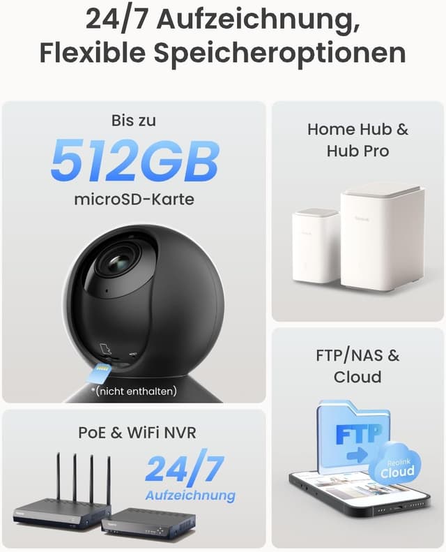 Thumbnail 6 de Reolink E1 Zoom 4K PTZ Innenkamera