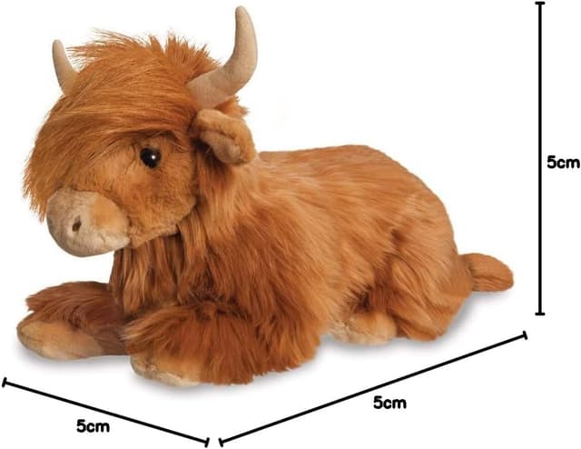 Detalle 1 de Aurora Bruce Highland Cow soft toy 16in