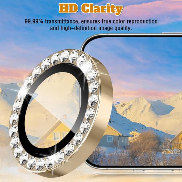 Thumbnail 3 de Happtkey Kameraschutz iPhone 14 Diamant 9H