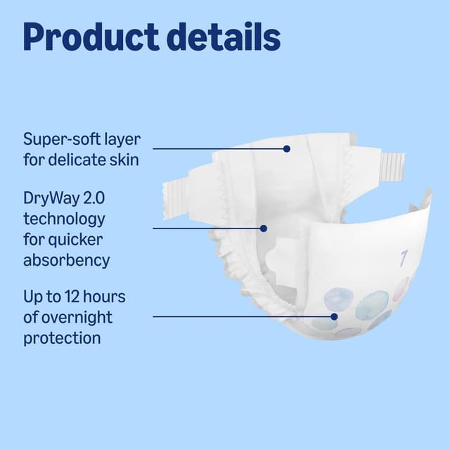 Thumbnail 2 de By Amazon 112 Ultra Dry Nappies Size 7