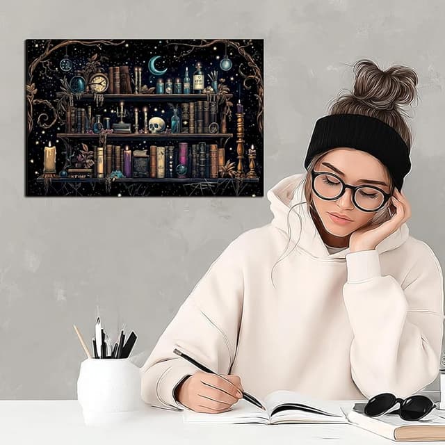 Thumbnail 5 de KFYMP Practical Magic 16x24 Witchy Wall Art 🖼