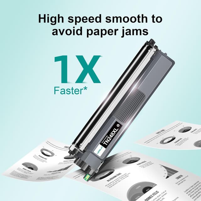 Detalle 2 de LOFBLAT TN248XL Ersatztoner (2x Schwarz) für Brother MFC-L3760CDW