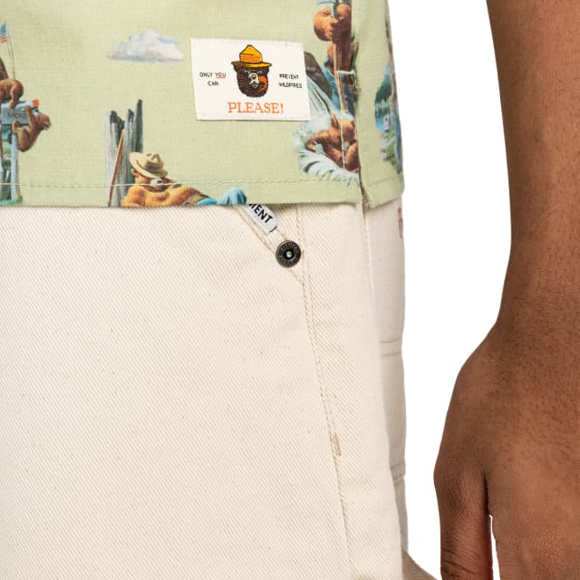 Detalle 2 de Element Camisa de hombre SBXE Camp Element (manga corta, 100% algodón)