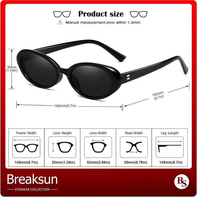 Thumbnail 6 de Breaksun Retro Oval Sunglasses
