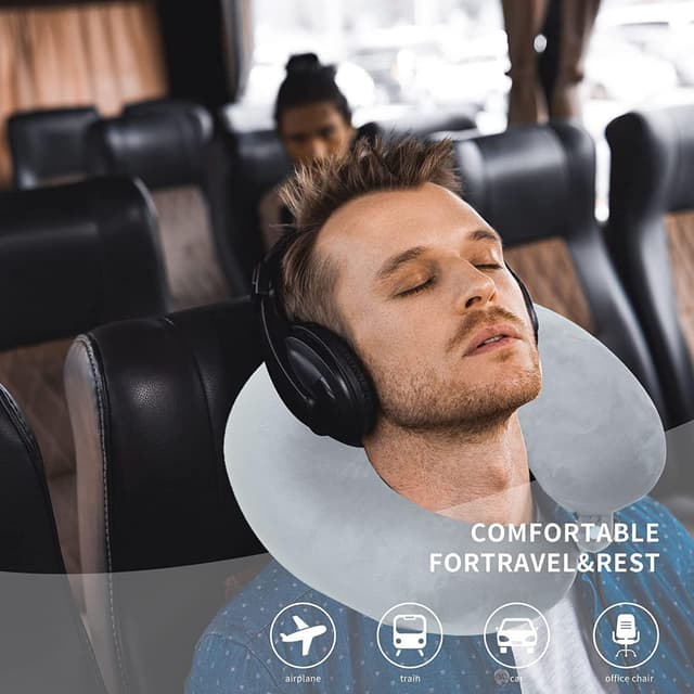 Detalle de Cozy BoSpin Memory Foam Reisekissen