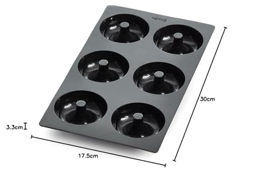 Thumbnail 10 de Lékué Molde para Donuts de Silicona Platinum, 6 Cavidades 🍩