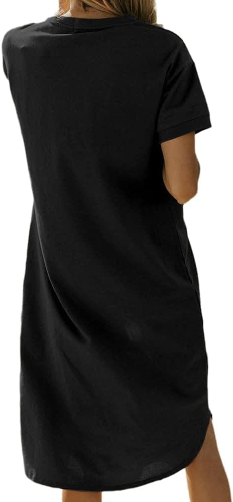 Detalle de Women’s T-shirt dress 95% cotton mini