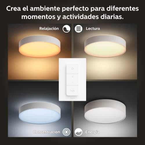 Detalle 2 de Philips Hue Enrave lámpara colgante LED compatible Alexa y Google Home