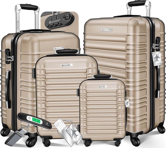 Imagen de KESSER 4tlg Hartschalenkofferset Hartschalenkoffer ABS en OfertitasTOP