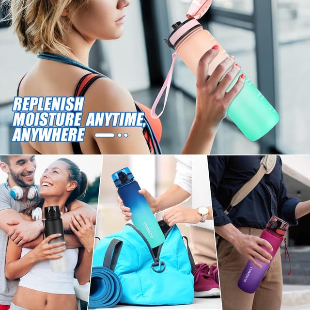 Thumbnail 6 de Gobravio Water Bottle 1L BPA Free