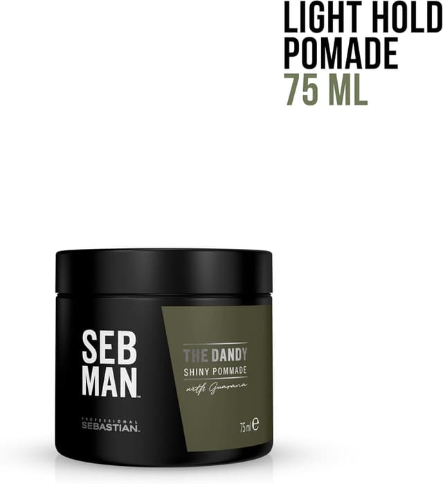 Detalle de SEB MAN Pommade Tenue Légère 75 ml : tenue légère au fini poli et brillant
