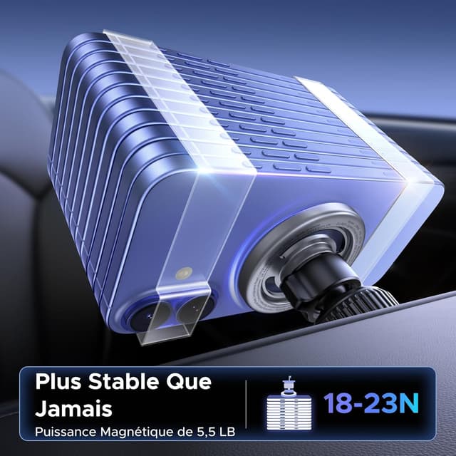 Thumbnail 2 de UGREEN Support Magnétique MagSafe pour iPhone 17 Pro Max (Gris)