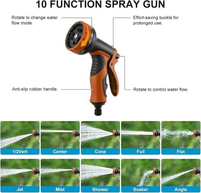 Detalle de Homvvi expandable garden hose 74FT