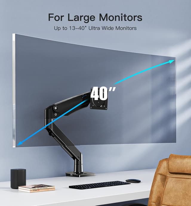 Detalle 2 de HUANUO Dual Monitor Halterung 13–40 Zoll