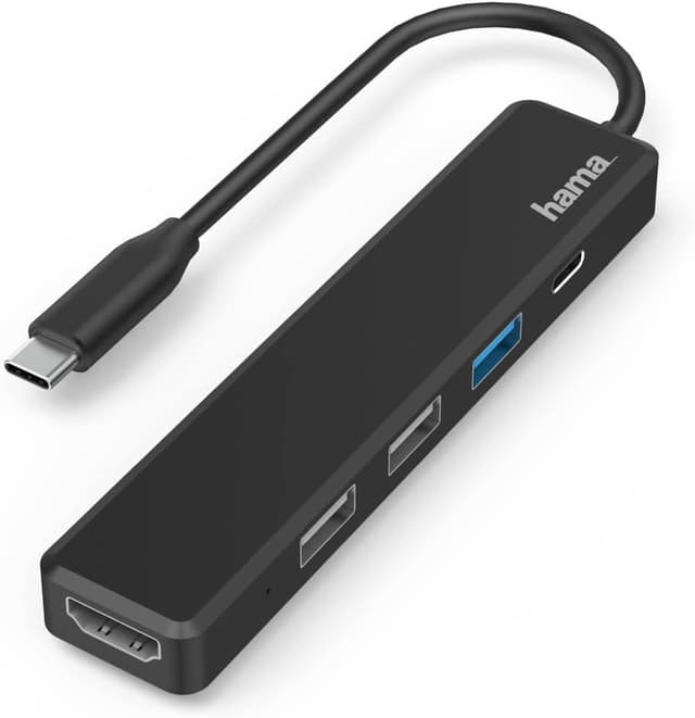 Detalle de Hama Hub USB-C 3.2 Gen 1 con HDMI e 4 porte USB