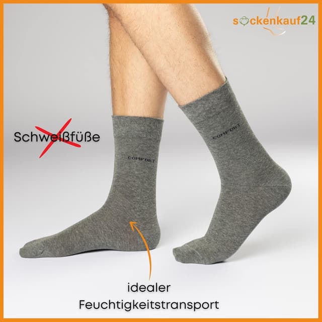 Thumbnail 6 de sockenkauf24 Comfort Socken 10 Paar ohne Naht
