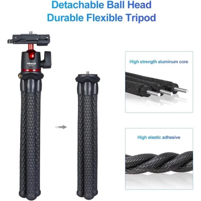 Thumbnail 2 de Ulanzi MT-11 Mini trípode flexible para móvil y DSLR 🎥
