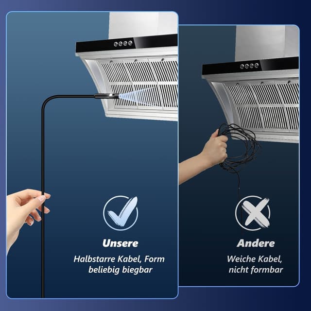 Detalle de Ennovor Endoskopkamera 5 m mit Licht