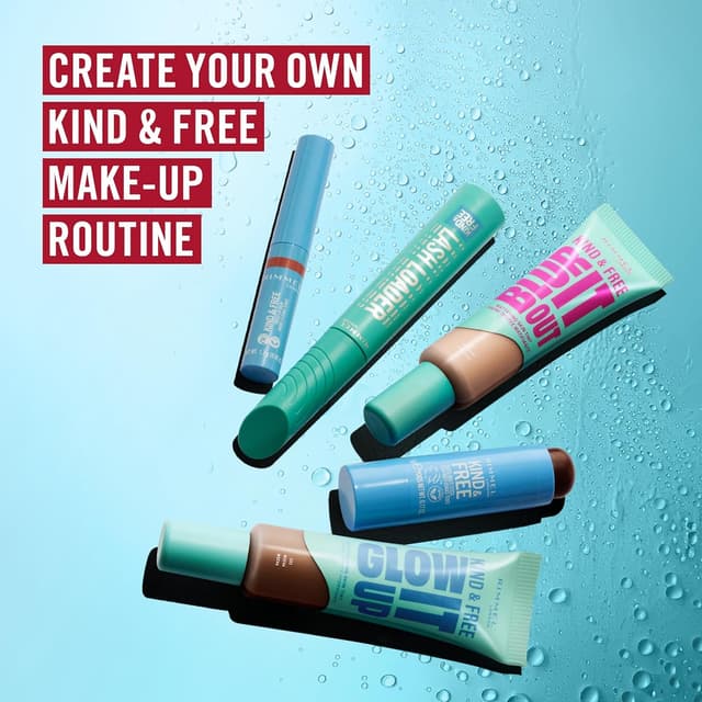 Thumbnail 7 de Rimmel Kind & Free Glow It Up Base Líquida Golden Beige 210