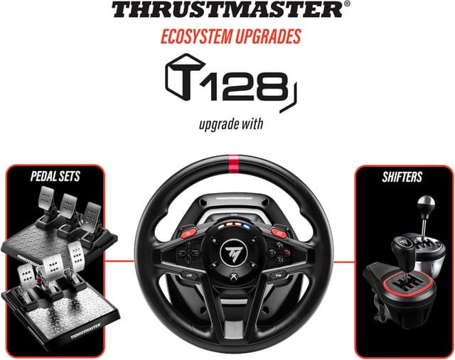 Detalle de Thrustmaster T128 Racing Wheel – entry-level force feedback steering wheel for Xbox Series X|S, Xbox One and PC