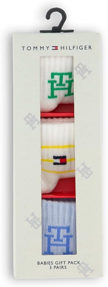 Thumbnail 2 de Tommy Hilfiger Unisex Baby Giftbox Crew Sock