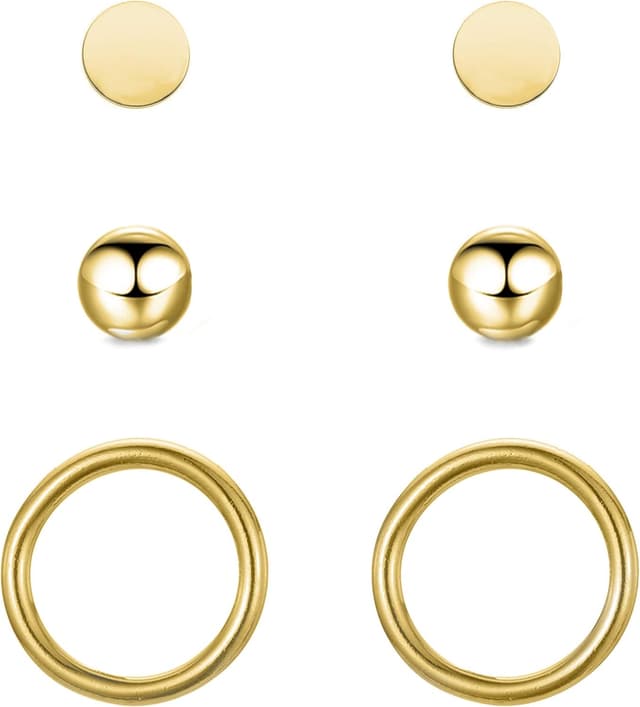 Thumbnail 2 de BONNYBIRD Orecchini in acciaio chirurgico donna anallergici 💍