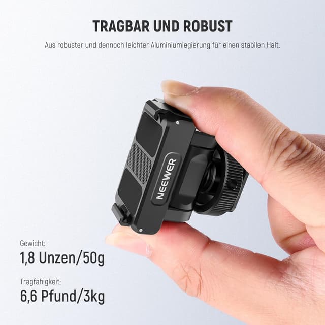 Thumbnail 6 de NEEWER Magnetische Halterung 160° für Osmo Action