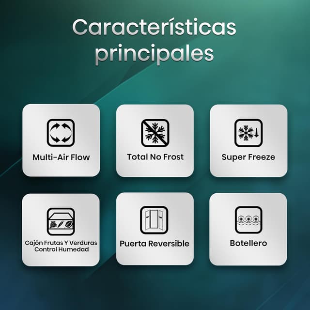 Thumbnail 2 de Hisense RB440N4BCE Frigorífico Combi Inox 336L ❄️