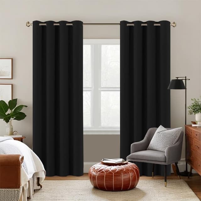 Thumbnail 9 de BellaHills Cortinas Opacas 140x260 CM, 2 Piezas 🖤