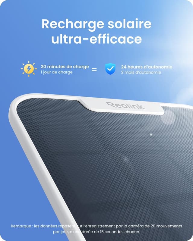 Detalle de Reolink 4K PT Kit 4 caméras WiFi sans fil 360°, vision nocturne couleur et stockage local via Home Hub+