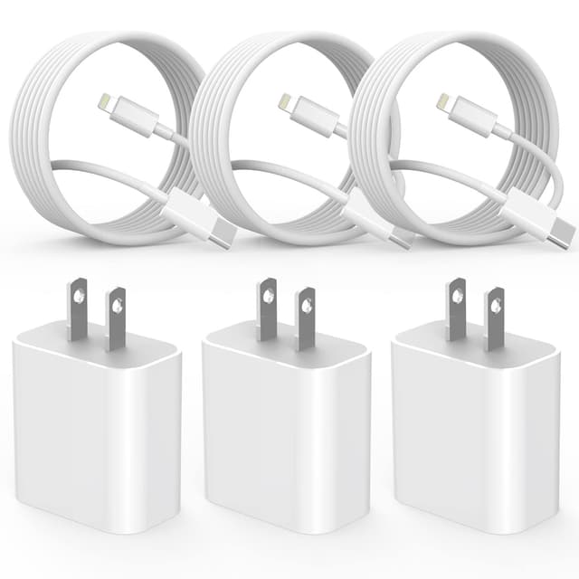 Detalle de Fast Charger iPhone 6FT 3-Pack