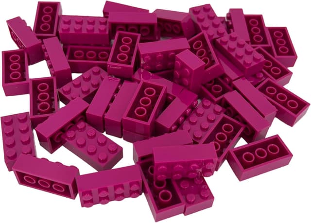 Thumbnail 1 de CMC imports 150 Klemmbausteine Purpur 2x4