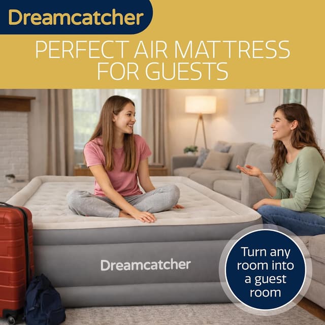 Thumbnail 6 de Dreamcatcher Premium Double Air Bed 205x150x50 cm