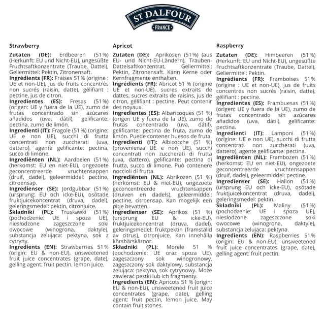 Detalle 2 de St. Dalfour Fruchtaufstrich Emily Edition Geschenkset