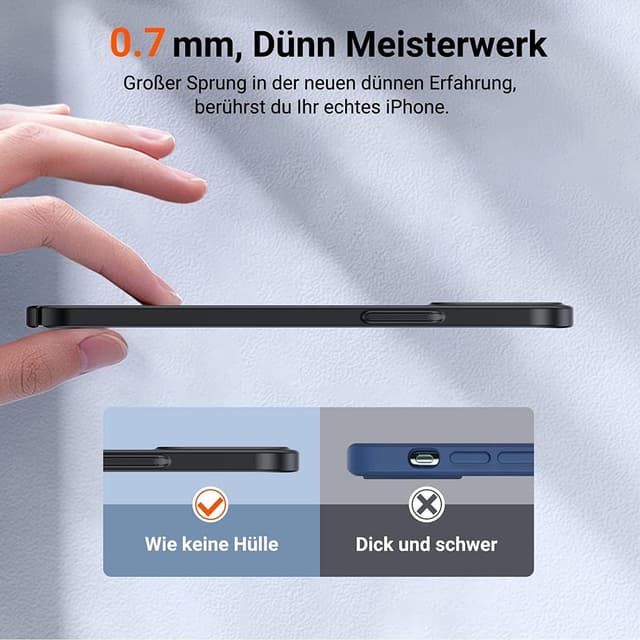 Detalle 2 de TORRAS Ultra Dünn iPhone 14 Pro Max Hülle