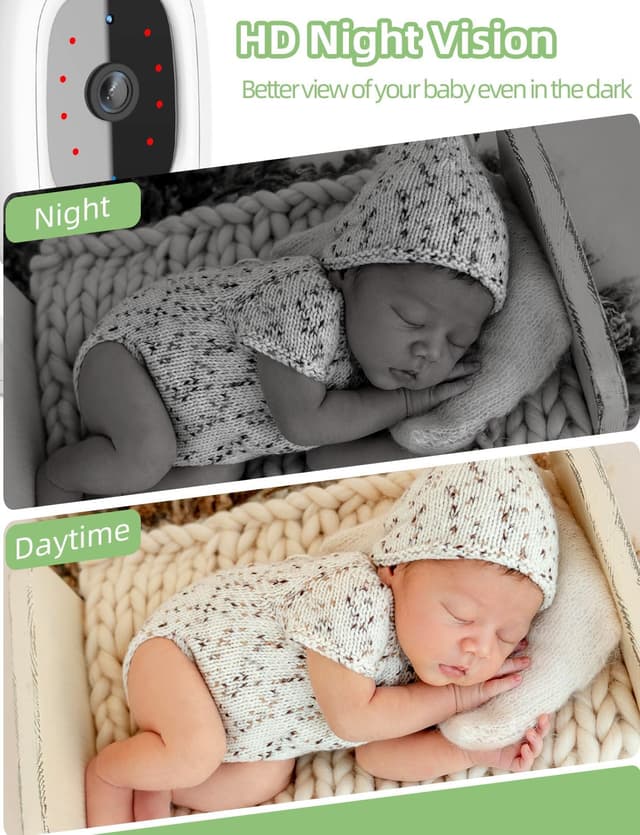 Detalle 2 de TakTark Cámara Vigilancia Bebe 2,8 pulgadas 720P