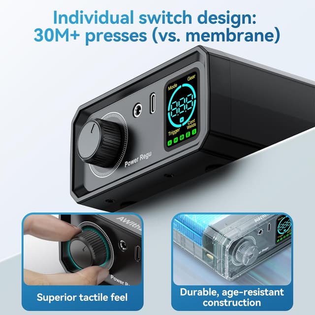 Detalle de AWithZ 9000W Battery Spot Welder